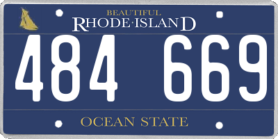 RI license plate 484669