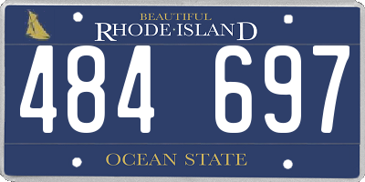 RI license plate 484697
