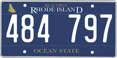 RI license plate 484797