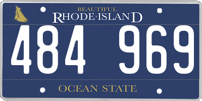 RI license plate 484969