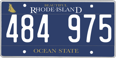 RI license plate 484975
