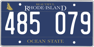 RI license plate 485079