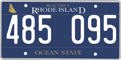 RI license plate 485095