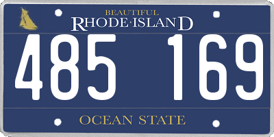 RI license plate 485169