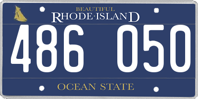 RI license plate 486050