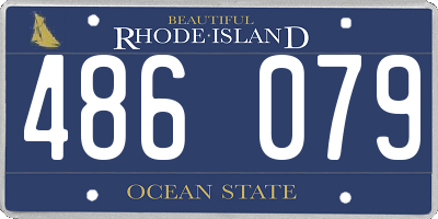 RI license plate 486079