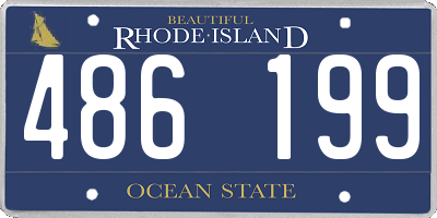 RI license plate 486199