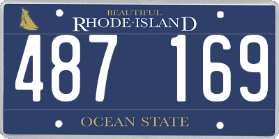 RI license plate 487169