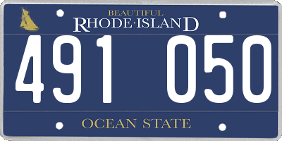 RI license plate 491050