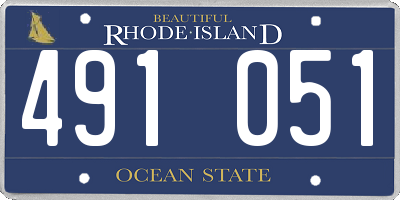 RI license plate 491051
