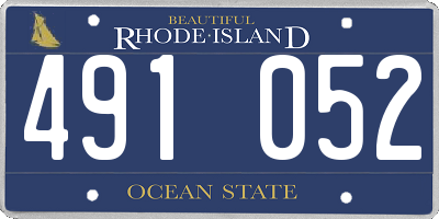RI license plate 491052