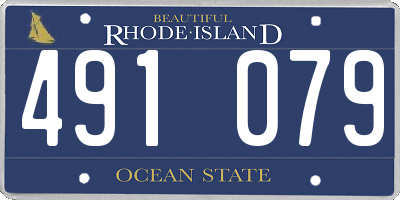 RI license plate 491079