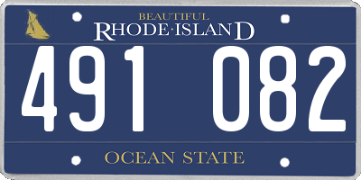 RI license plate 491082
