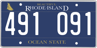 RI license plate 491091