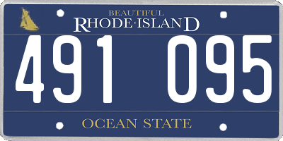RI license plate 491095