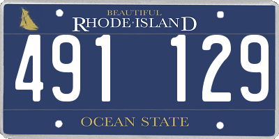 RI license plate 491129