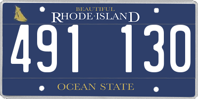 RI license plate 491130