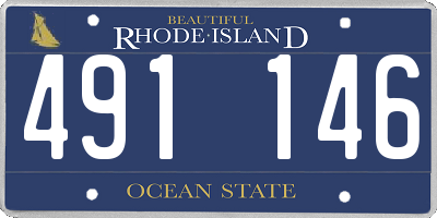 RI license plate 491146