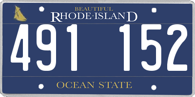 RI license plate 491152