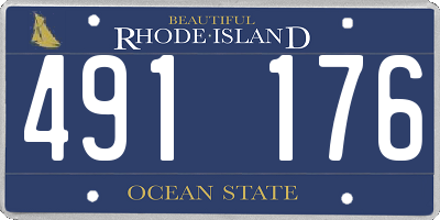 RI license plate 491176