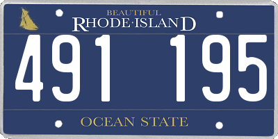 RI license plate 491195