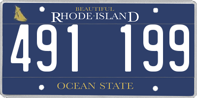 RI license plate 491199