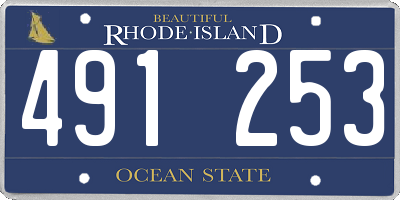 RI license plate 491253