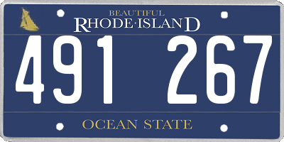 RI license plate 491267