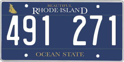 RI license plate 491271