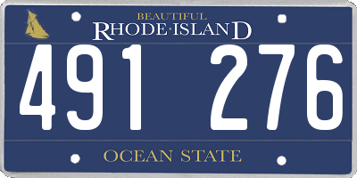 RI license plate 491276