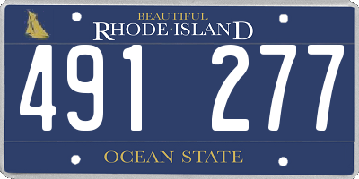 RI license plate 491277