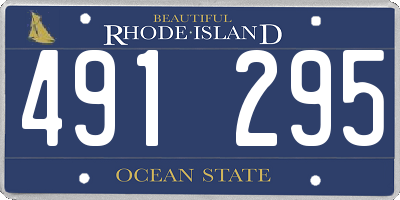 RI license plate 491295