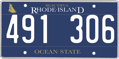 RI license plate 491306