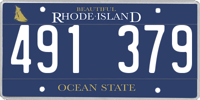 RI license plate 491379