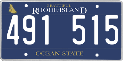 RI license plate 491515