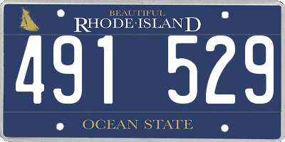 RI license plate 491529