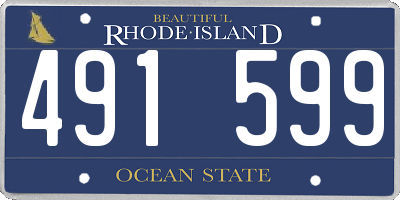 RI license plate 491599