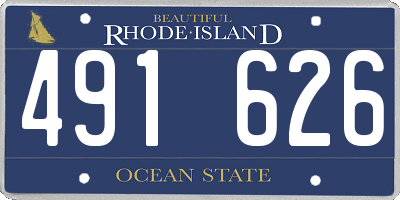 RI license plate 491626