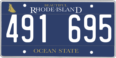 RI license plate 491695