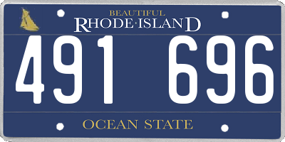 RI license plate 491696