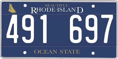 RI license plate 491697
