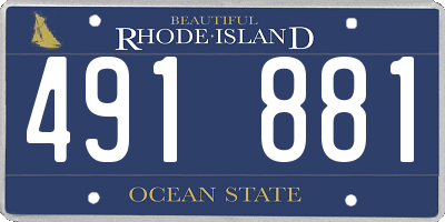 RI license plate 491881