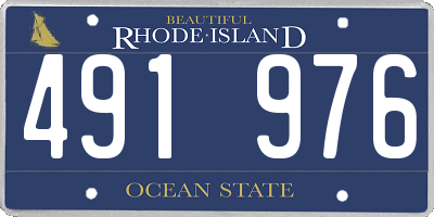 RI license plate 491976