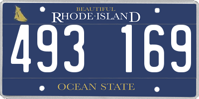 RI license plate 493169