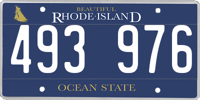 RI license plate 493976