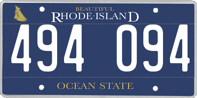 RI license plate 494094