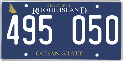 RI license plate 495050