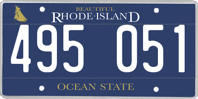 RI license plate 495051