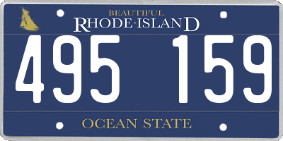 RI license plate 495159