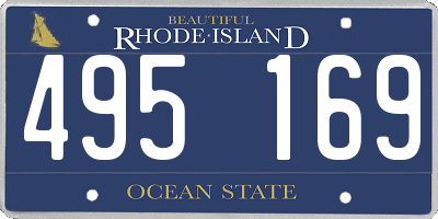 RI license plate 495169